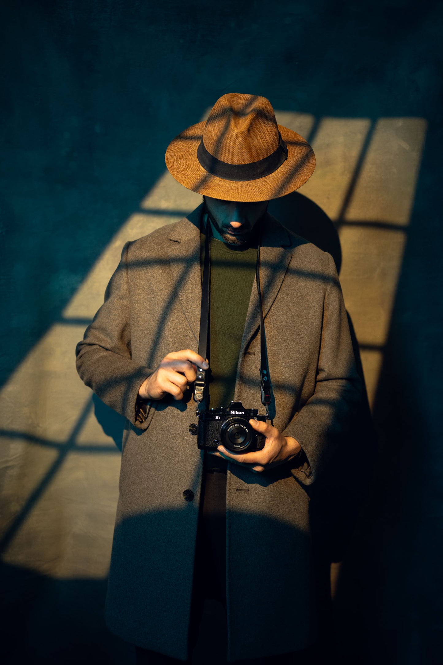 Classic Black Camera Nekriem met Peak Design 100% Leer