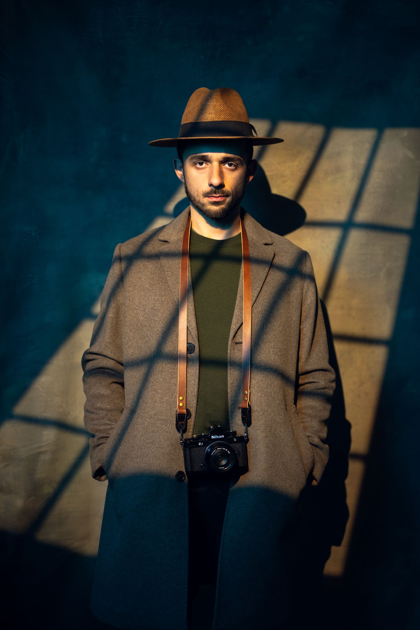 Whisky Brown Camera Nekriem met Peak Design 100% Leer