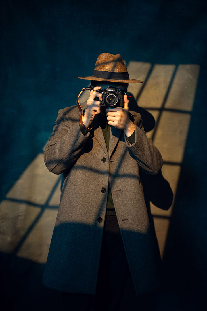 Whisky Brown Camera Polsriem met Peak Design 100% Leer