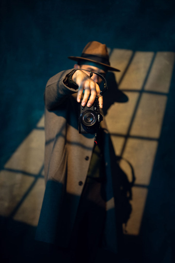 Classic Black Camera Polsriem met Peak Design 100% Leer